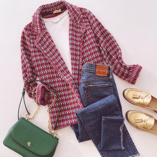 Chaqueta Fúcsia Tweed (Ref.5745) [1]