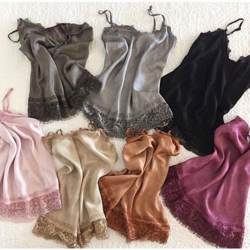 Tops Lenceros de Raso