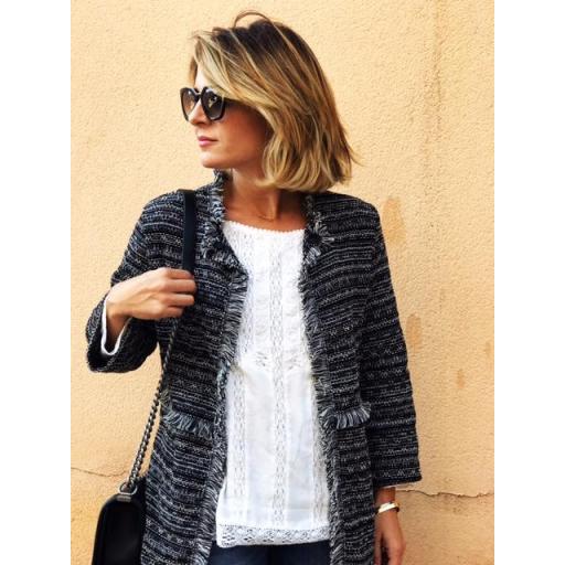 Levita Tweed Blanco y Negro (Ref. 1028) [1]