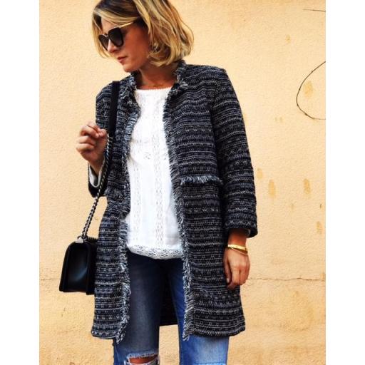 Levita Tweed Blanco y Negro (Ref. 1028)