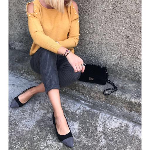 Pantalón Gris Rayas (Ref. 1034) [2]