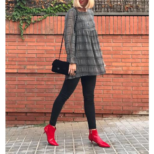  Blusón de Gasa Cuadros (Ref. 1048) [1]