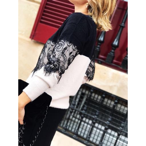Jersey con Encaje Negro (Ref. 1061) [2]