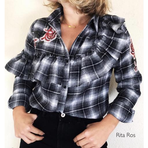 Camisa Cuadros Bordada (Ref. 1068) [1]