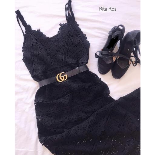 Vestido Largo Crochet (Ref. 1545)