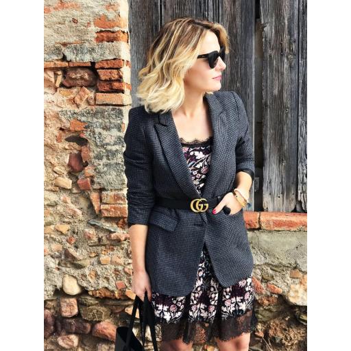 Vestido Lencero Estampado Flores (Ref. 1084-B) [1]