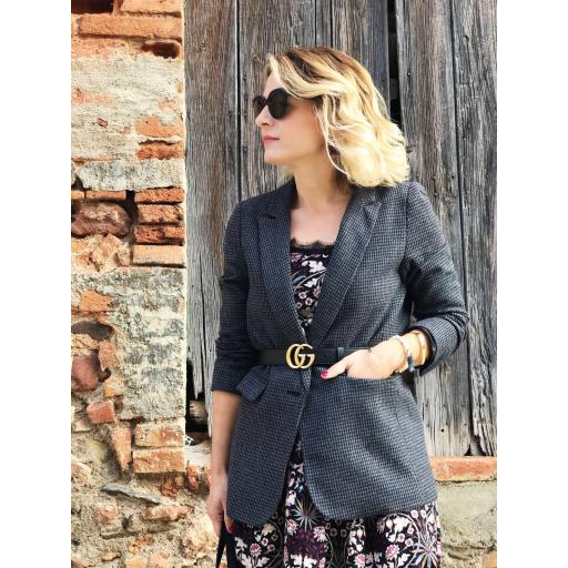 Vestido Lencero Estampado Flores (Ref. 1084-B)