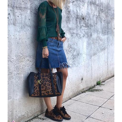 Falda Tejana Desflecada (Ref. 1027)