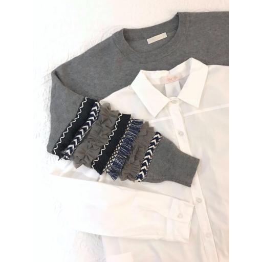 Jersey Mangas Bordadas (Ref. 1077)