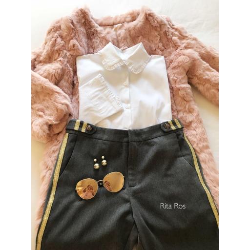 Pantalón Nvo. Banda lateral Dorada (Ref. 1120)