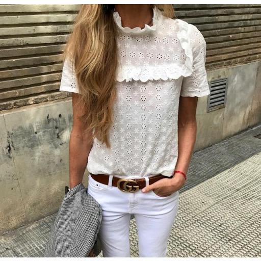 Blusa troquelada Zora (Ref.1343)