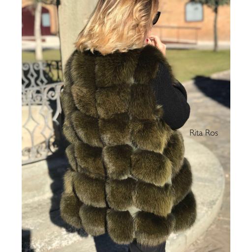 Chaleco Largo Pelo Natural  (Ref. 1066) [1]