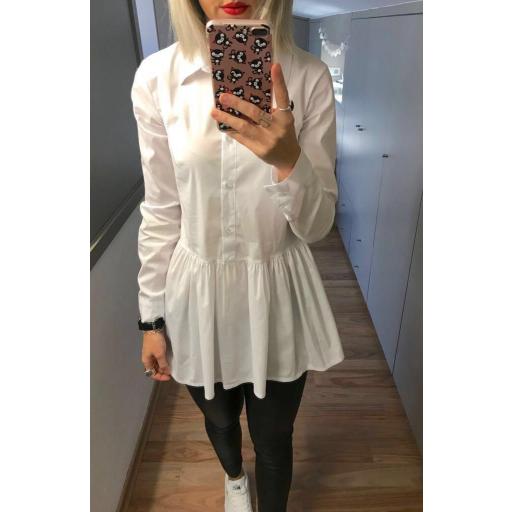 Camisa Larga Fruncidos (Ref. 1065)