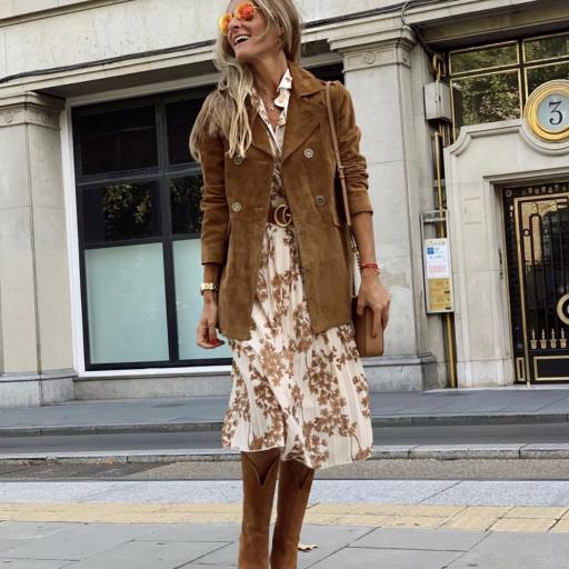 Vestido Flowers & Camel (Ref. 2939) [2]