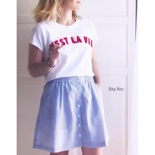 Falda Corta Rayas (Ref. 1379) [1]