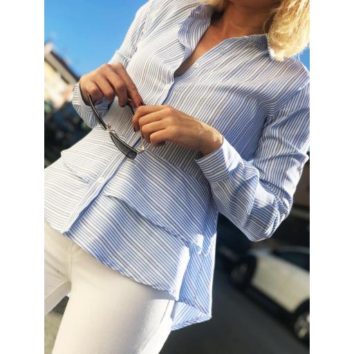 Camisa Milrayas Volantes Bajo (Ref. 1091)