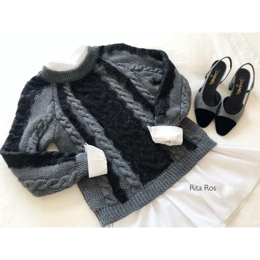 Jersey Corto Ochos Encaje Negro (Ref. 1082) [1]