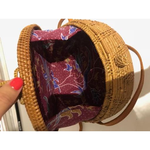 Bolso Redondo Rattán Bali (Estrella)(Ref. 1352) [1]