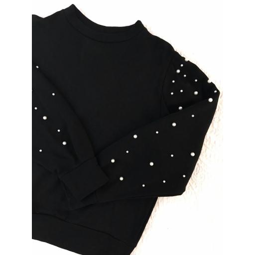 Jersey Sudadera Mangas Abullonadas Perlitas(Ref.1112) [1]
