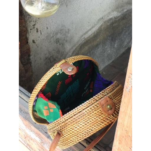 Bolso Redondo Rattán Bali (Círculo)(Ref. 1331) [1]