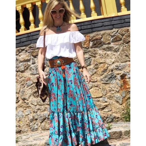 Falda Turquoise (Ref.1407)