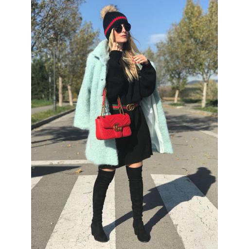 Gorrito Tribanda Pompón Pelo Natural (Ref. 1127) [2]