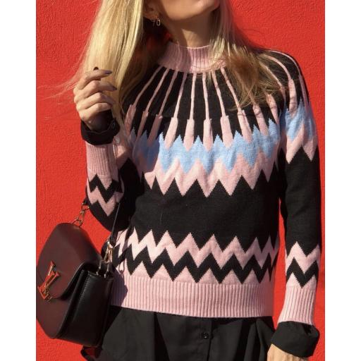 Jersey Geométrico Rosa (Ref. 1826) [3]