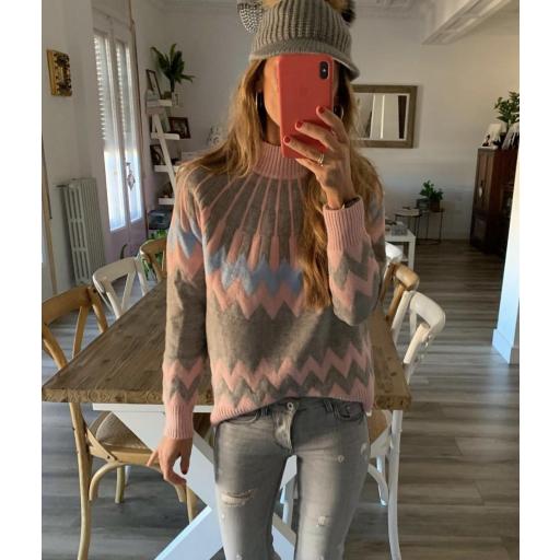 Jersey Geométrico Rosa (Ref. 1826) [1]