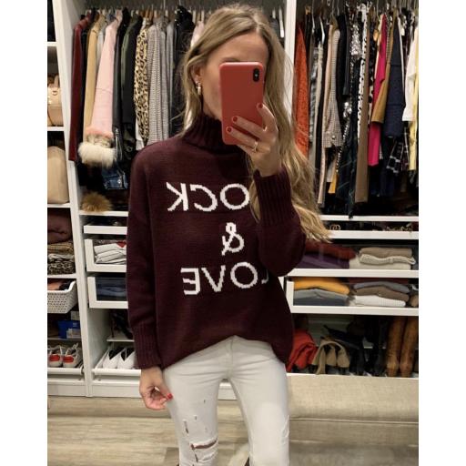 Jersey ROCK & LOVE Burgundy (Ref. 1884)