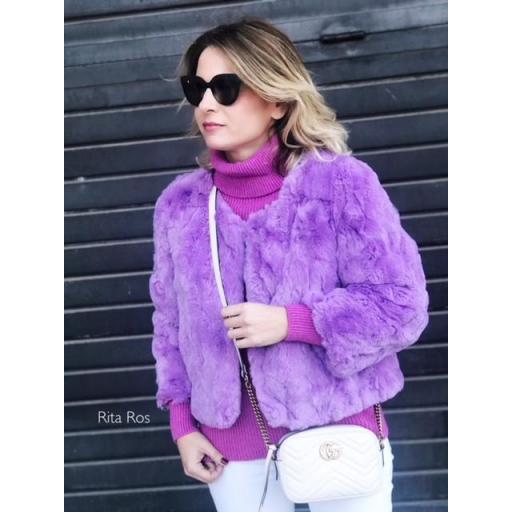 Abrigo Corto de Pelo Natural (Ref. 1091-B)