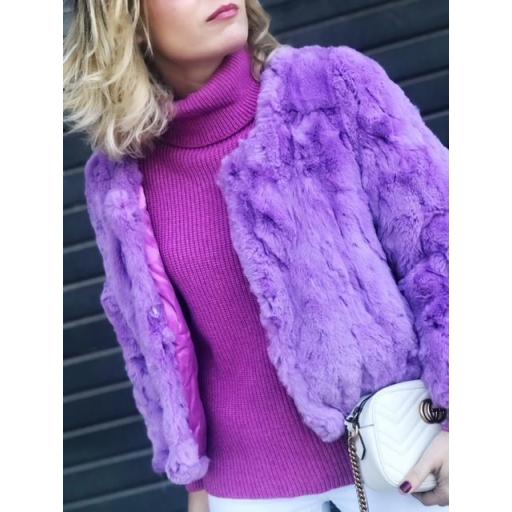 Abrigo Corto de Pelo Natural (Ref. 1091-B) [2]