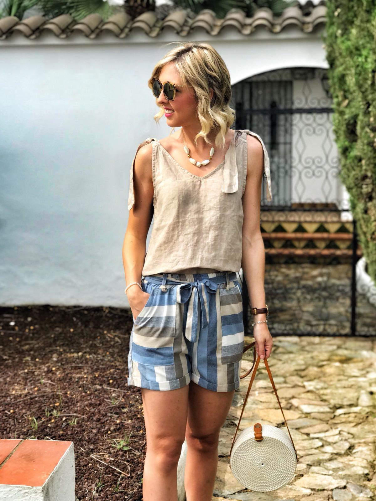 Short Lino rayas (Ref. 1437)