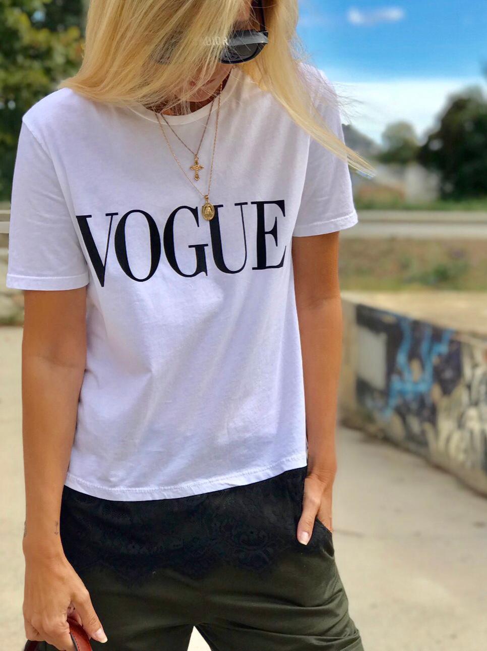 Frente Salón plataforma Camiseta Vogue (Ref. 1685): 17,99 € - RITAROS