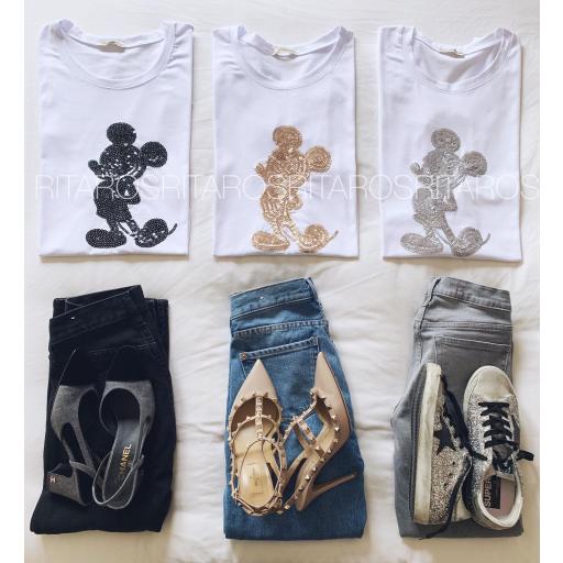 Camiseta Mouse Lentejuelas (Ref. 2018)