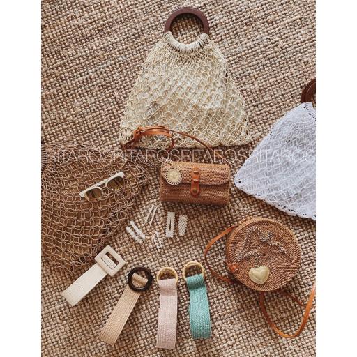 Bolso Rattan Redondo (Ref. 2016)