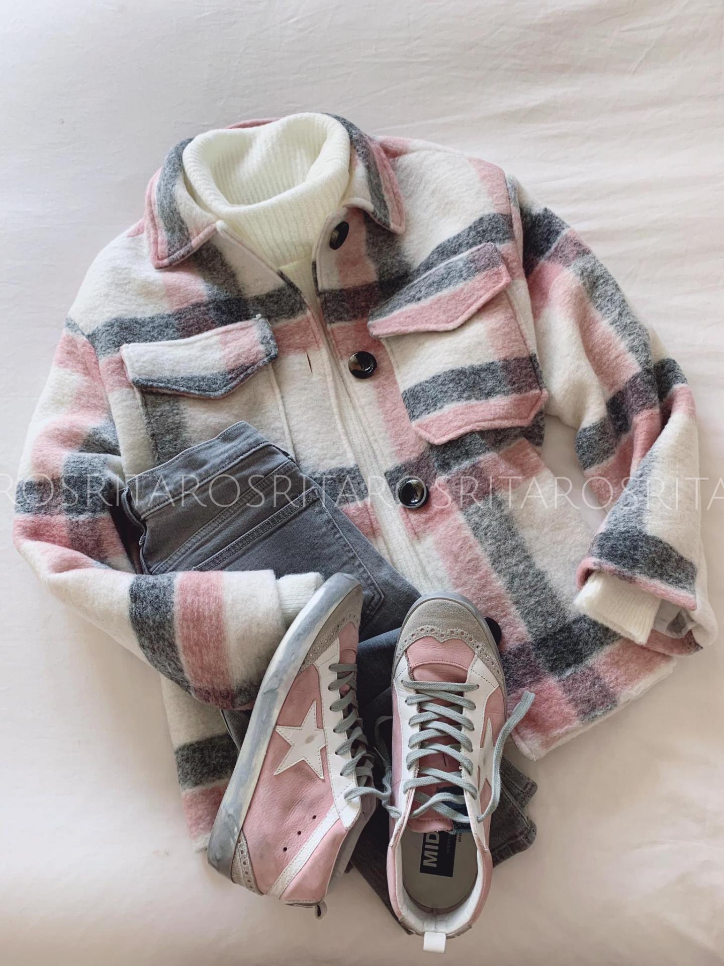 Chaquetón Pink & Grey (Ref. 3022)