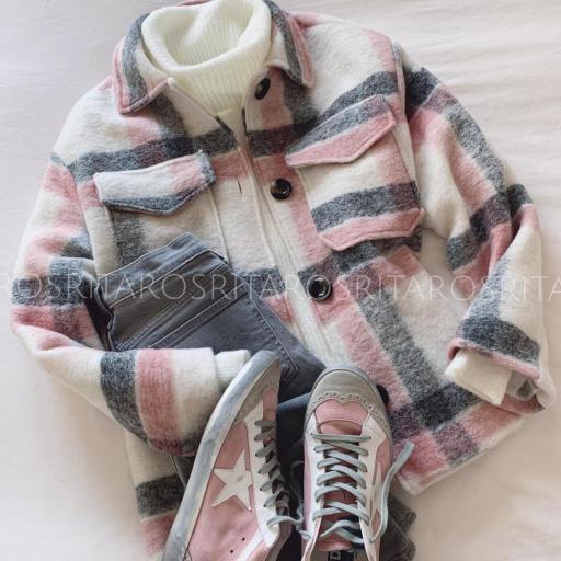 Chaquetón Pink & Grey (Ref. 3022)