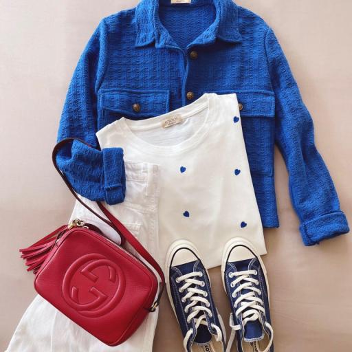 Camiseta Corazones (Ref.6774)