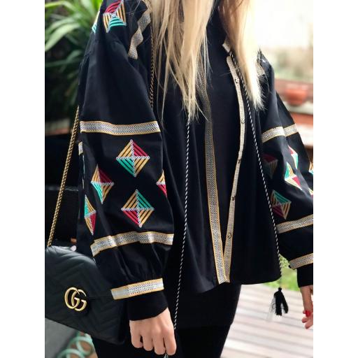 Blusa Boho Negra (Ref.1227) [1]