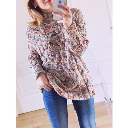 Jersey Jaspeado Beige (Ref. 1840)