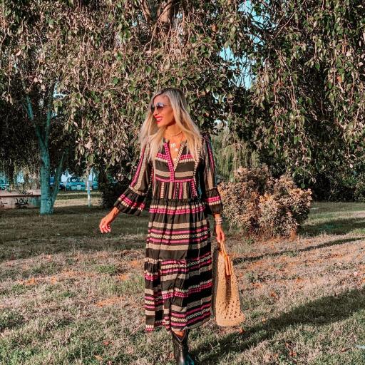 Vestido Maxi Black Greece (Ref.4170) [2]