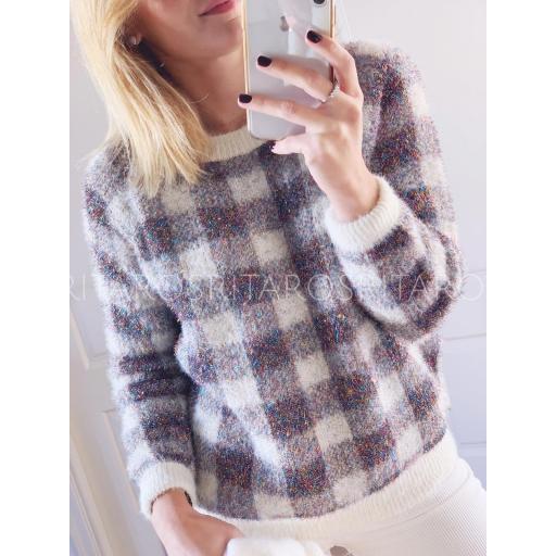 Jersey Glitter Cuadros (Ref. 1867)