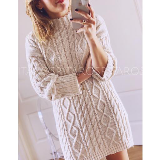 Vestido Punto Trenzado (Ref. 1784)