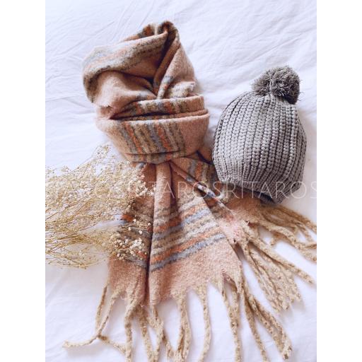 Conjunto Bufanda + Gorrito (Ref. 1900)