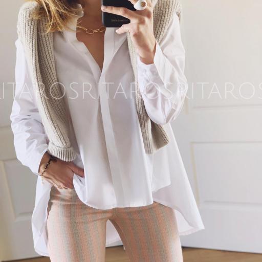 Camisa Acampanada Blanca (Ref. 1894) [1]