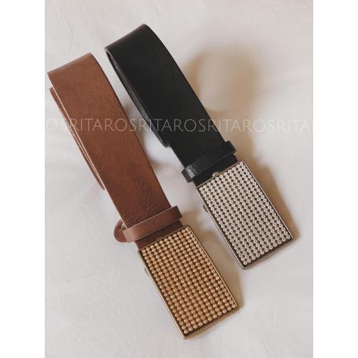 Cinturón Hebilla Rectangular (Ref. 3086)