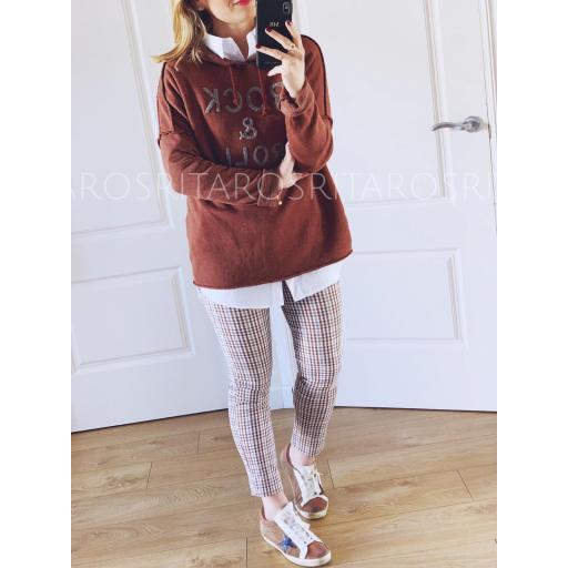 Pantalón Vichy Camel (Ref. 1834)