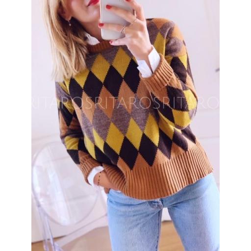 Jersey Rombos Camel (Ref.1807) [2]