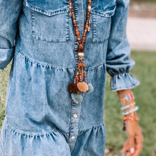 Vestido Sweet Denim Mangas (Ref.4207) [1]