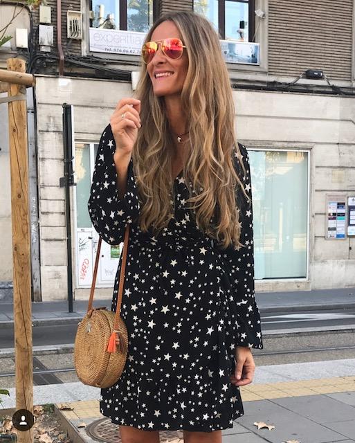 Vestido Corto Cruzado STARS (Ref. 1076)